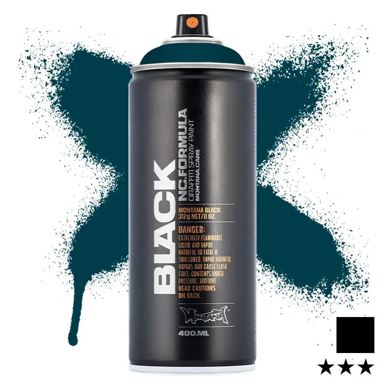 Farba w sprayu Montana Black 400 ml BLK 6170 Neptune 01