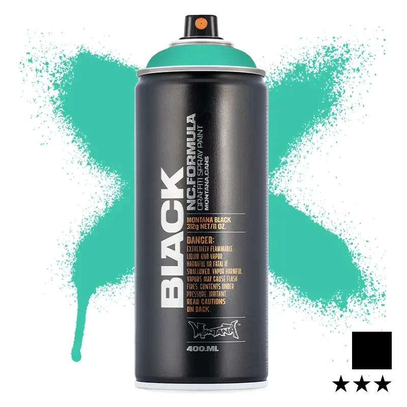 Farba w sprayu Montana Black 400 ml BLK 6190 Nappies 01