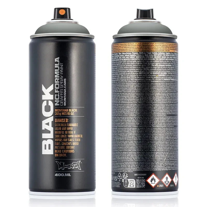 Farba w sprayu Montana Black 400 ml BLK 7070 Rhino 02