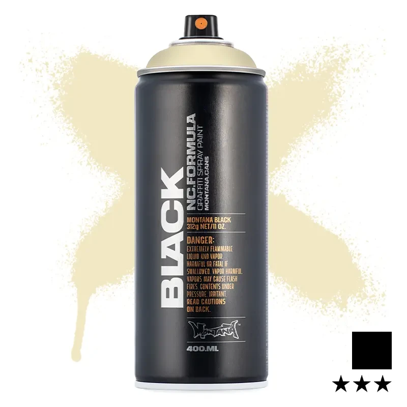 Farba w sprayu Montana Black 400 ml BLK 8000 Ivory 01