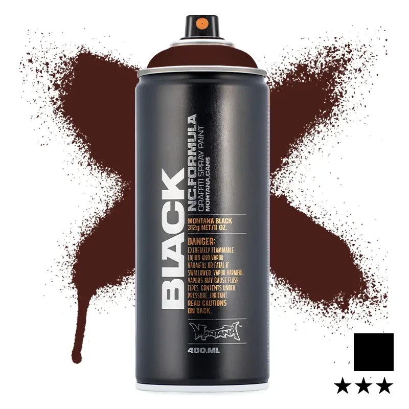 Farba w sprayu Montana Black 400 ml BLK 8070 Jawa 01