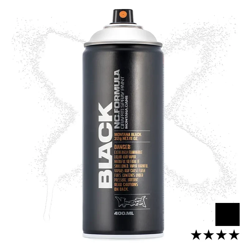Farba w sprayu Montana Black 400 ml BLK 9100 Snow White 01
