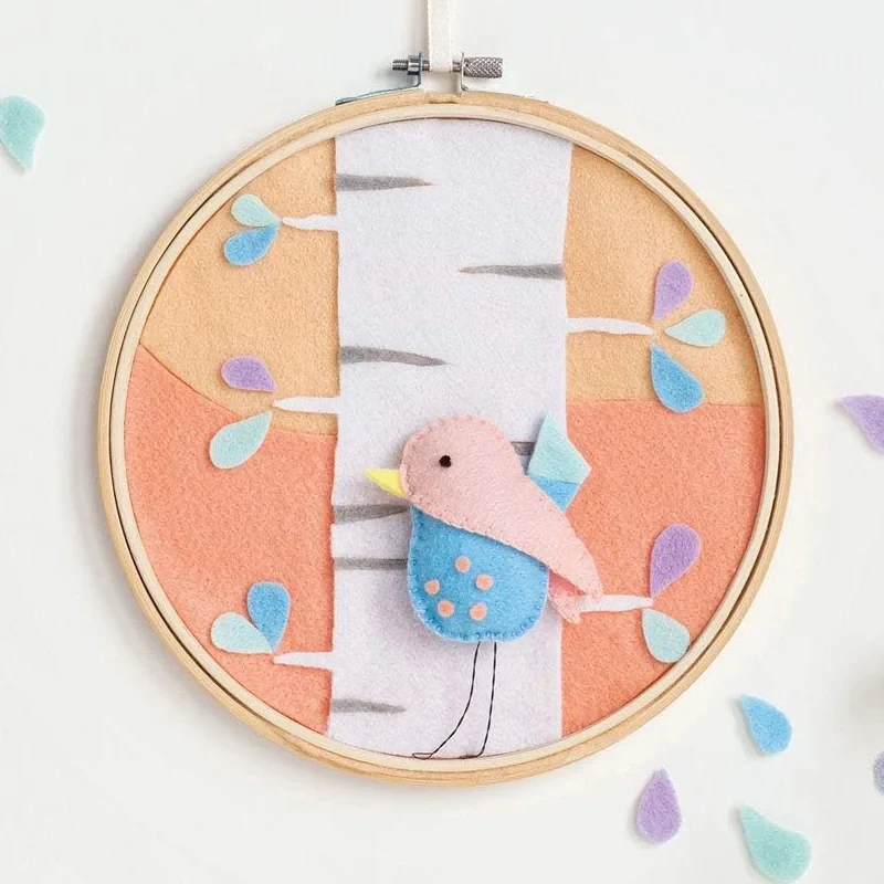 Filc dekoracyjny Folia Paper Bringmann Bastelfilz A4 zestaw 10 ark MIX pastel 04