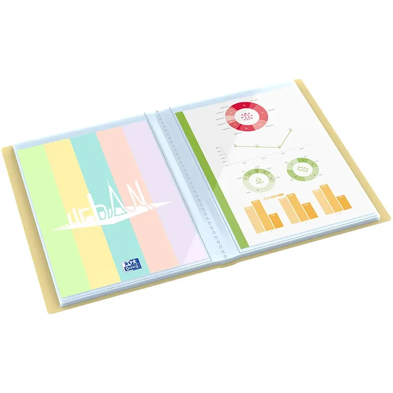 Album ofertowy Oxford Urban Pastel A4 20 koszulek - fioletowy 02