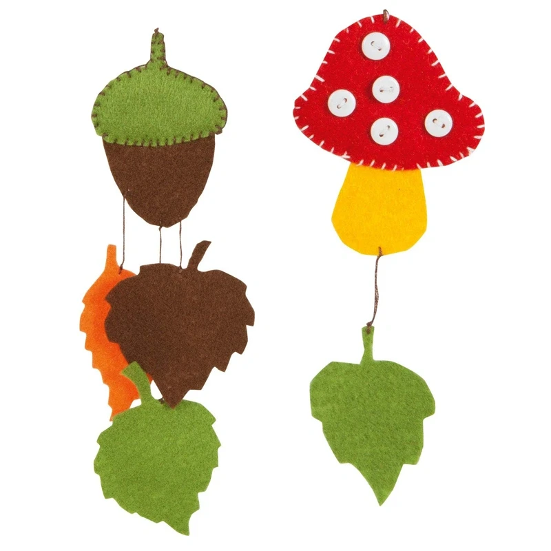 Filc dekoracyjny A4 Folia Paper Birgman 1,5 mm zestaw 10 arkuszy - MIX jesień 07