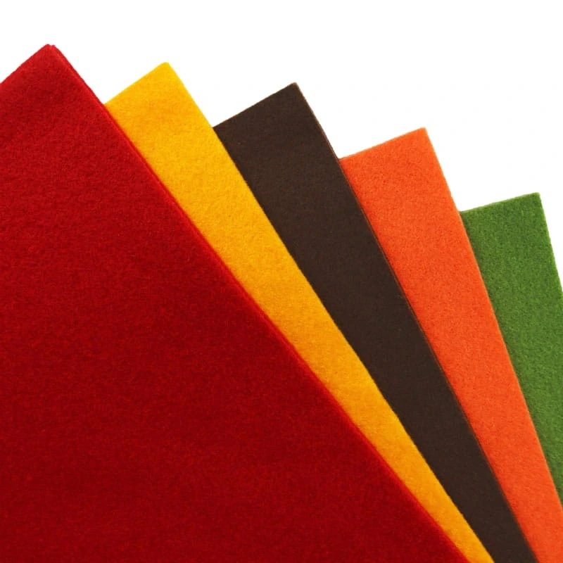 Filc dekoracyjny A4 Folia Paper Birgman 1,5 mm zestaw 10 arkuszy - MIX jesień 02