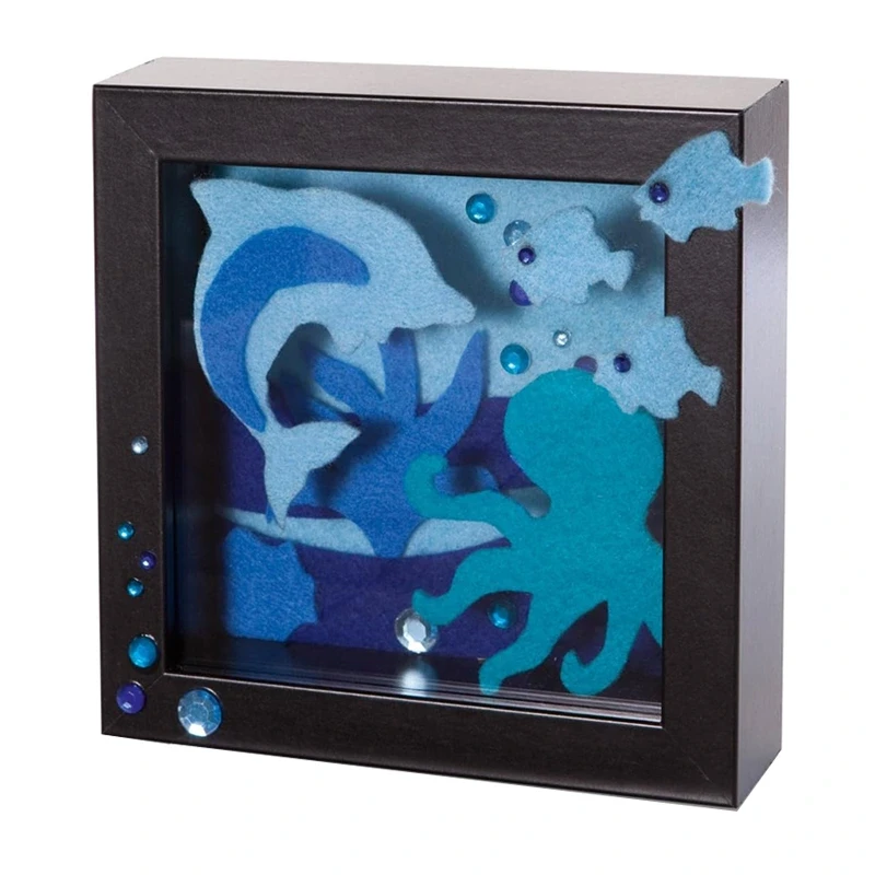 Filc dekoracyjny Folia Folia Bringmann A4 cm 10 arkuszy - MIX niebieski 04