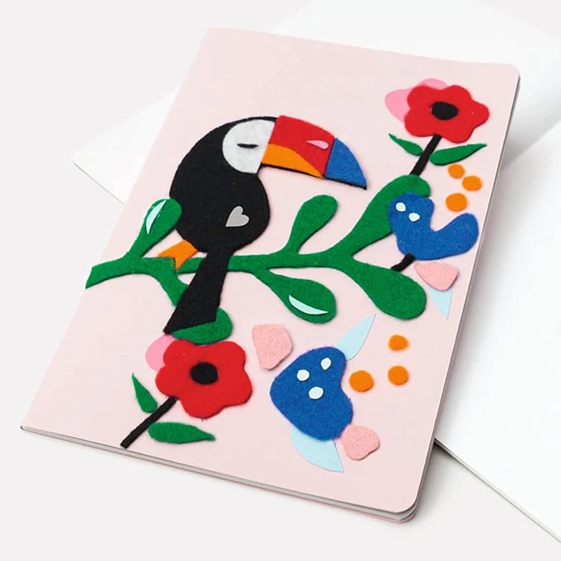 Filc dekoracyjny A4 Folia Paper Birgman 1,5 mm zestaw 10 arkuszy - mix Basic 09