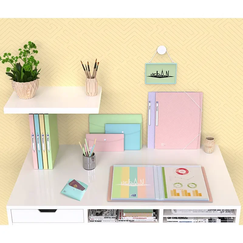 Album ofertowy Oxford Urban Pastel A4 40 koszulek - żółty 04