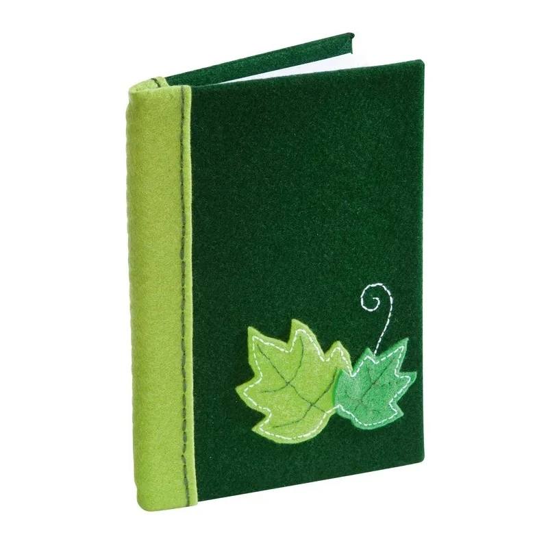 Filc dekoracyjny Folia Folia Bringmann A4 cm zestaw 10 arkuszy - MIX zielony 07