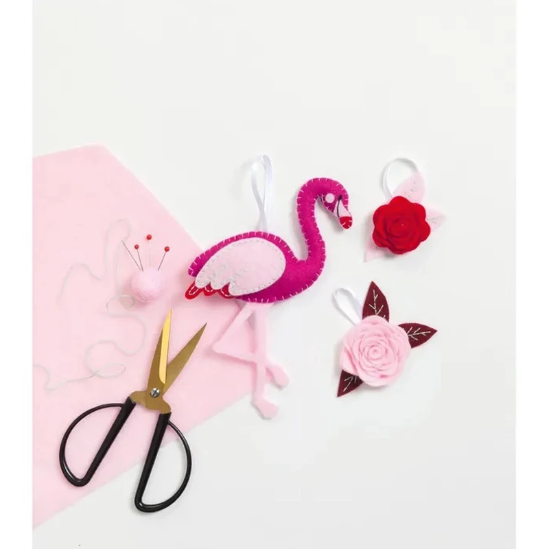 Filc dekoracyjny Folia Paper Bringmann A4 10 ark - MIX  czerwony 04