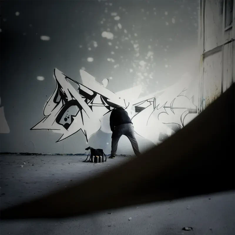 Farba w sprayu Montana Black 400 ml BLK 9090 Black Glossy 07