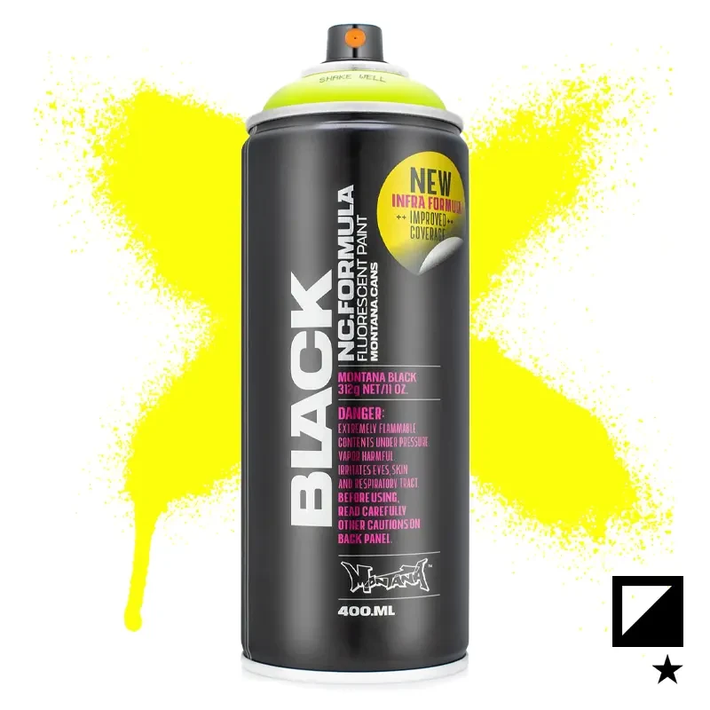 Farba w sprayu Montana Black 400 ml IN 1000 Infra Yellow 01
