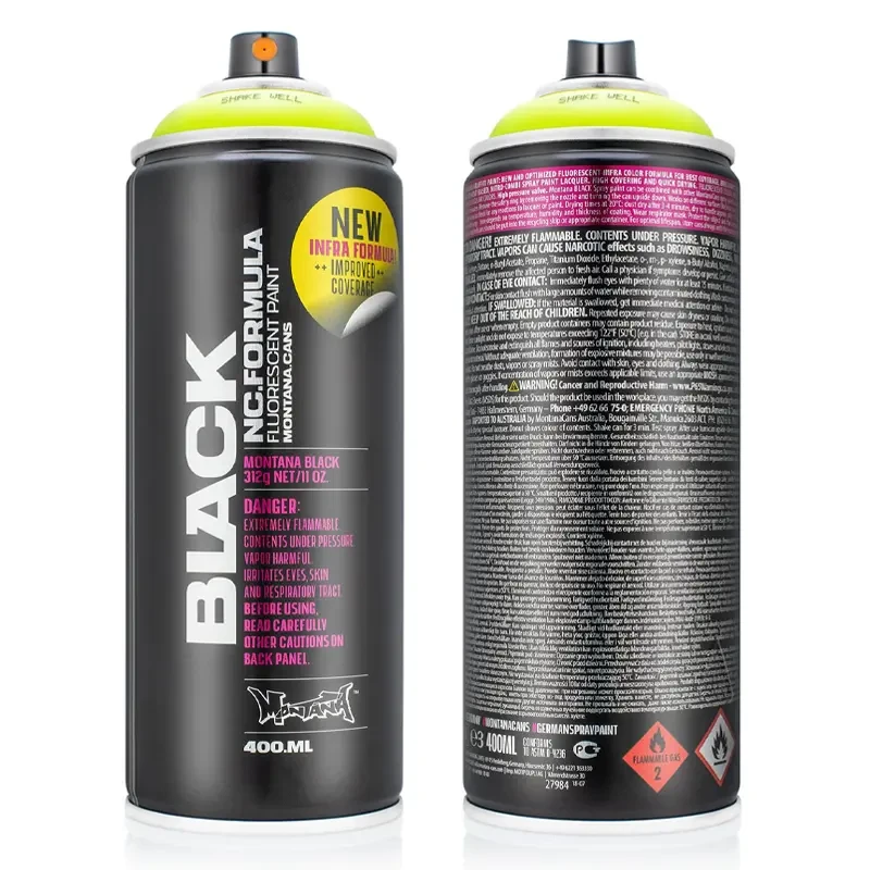 Farba w sprayu Montana Black 400 ml IN 1000 Infra Yellow 02