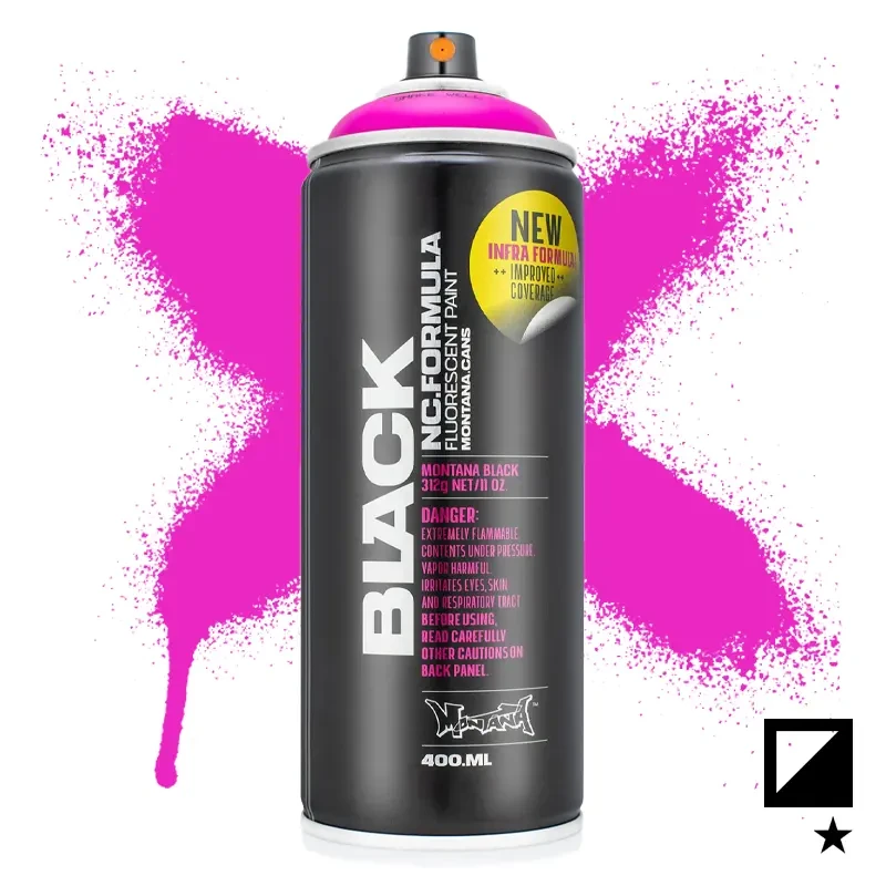 Farba w sprayu Montana Black 400 ml IN 4000 Infra Pink 01
