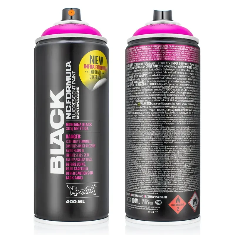 Farba w sprayu Montana Black 400 ml IN 4000 Infra Pink 02