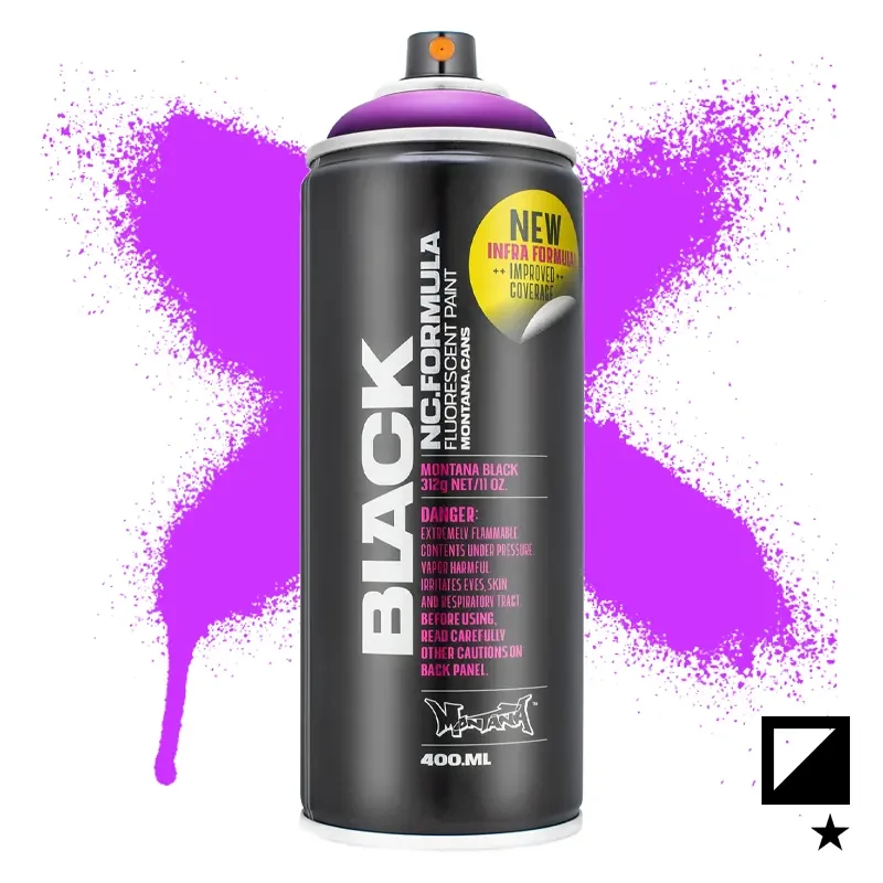 Farba w sprayu Montana Black 400 ml IN 4500 Infra Violet 01