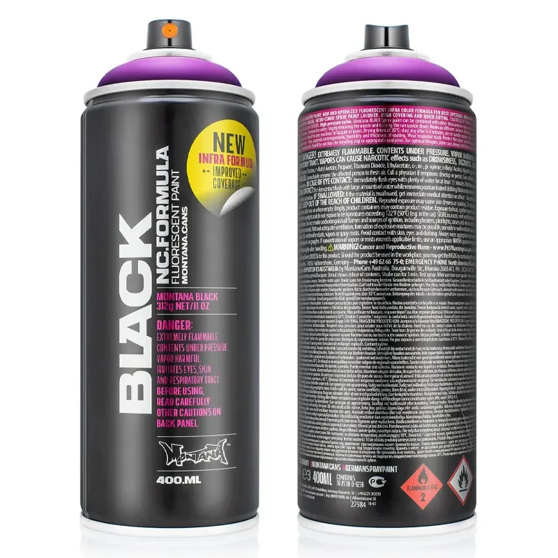 Farba w sprayu Montana Black 400 ml IN 4500 Infra Violet 02