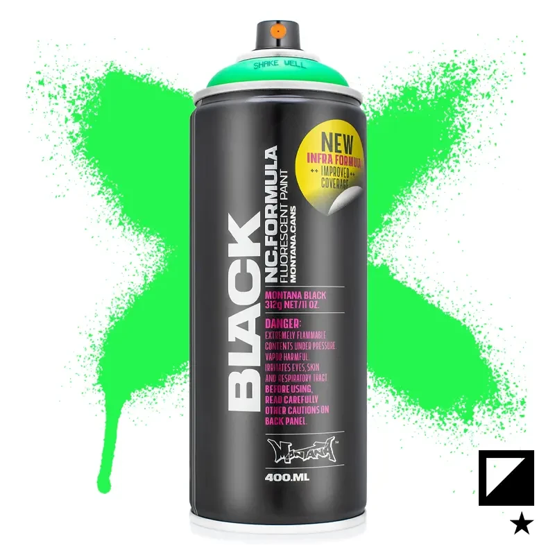 Farba w sprayu Montana Black 400 ml IN 6000 Infra Green 1