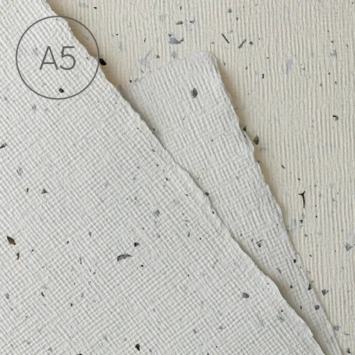 Papier czerpany A5 juta Mięta