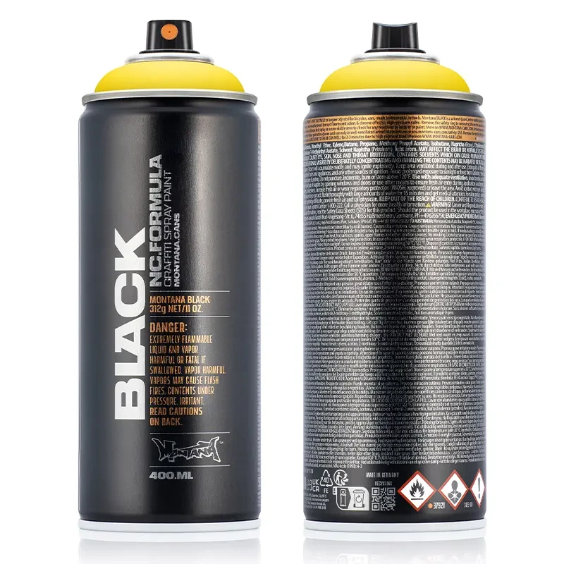 Farba w sprayu Montana Black 400 ml P1000 Power Yellow 12