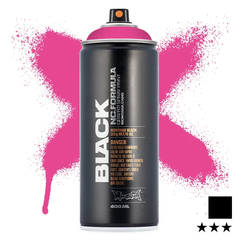 Farba w sprayu Montana Black 400 ml P4000 Power Pink 01