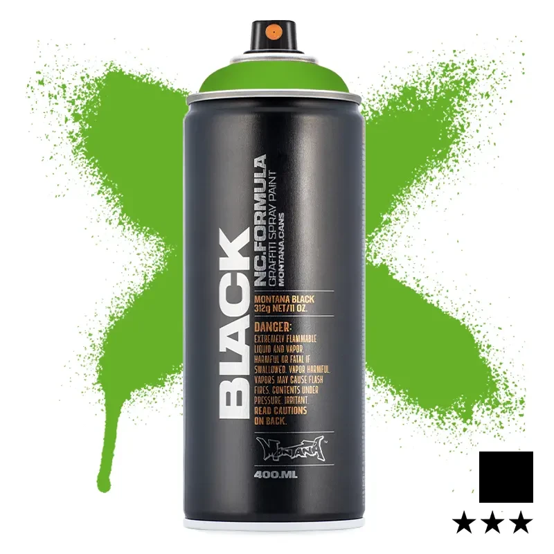 Farba w sprayu Montana Black 400 ml P6000 Power Green 01