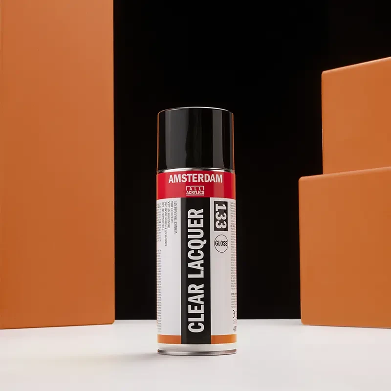 Lakier w sprayu Amsterdam 133 Clear Lacquer Gloss 400 ml 03