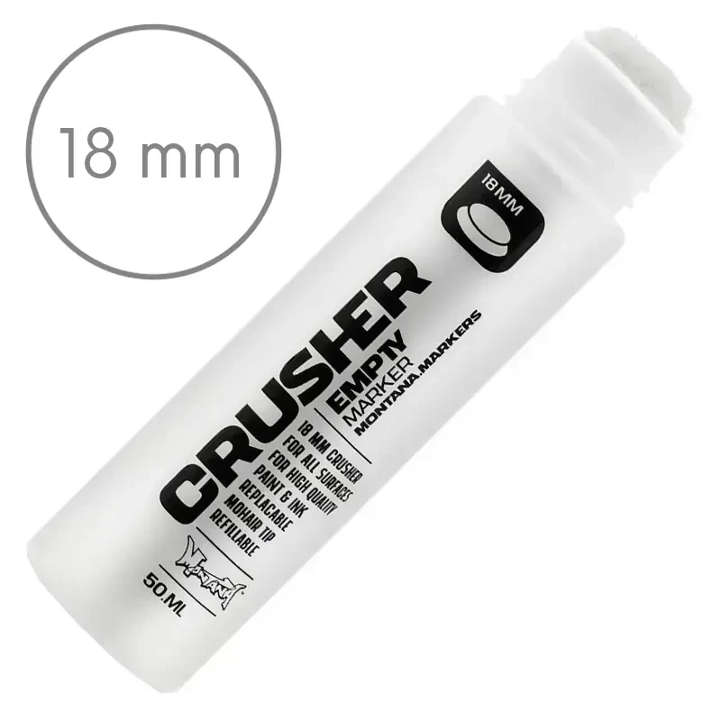 Pusty marker Montana Black Crusher 50 ml 18 mm  01
