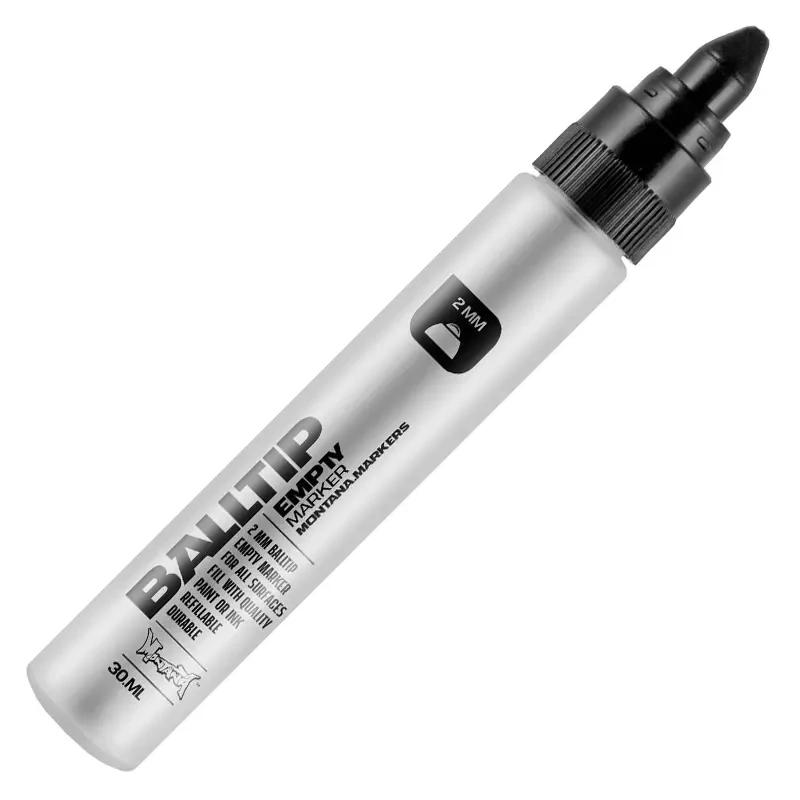 Pusty marker Montana Black Balltip 2 mm 07