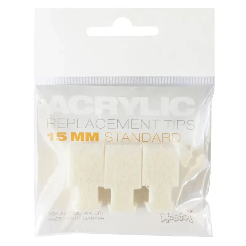 Końcówka filcowa do markera Montana Acrylic 15 mm 3 szt. 01