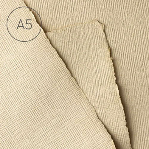 Papier czerpany A5 juta Cappuccino