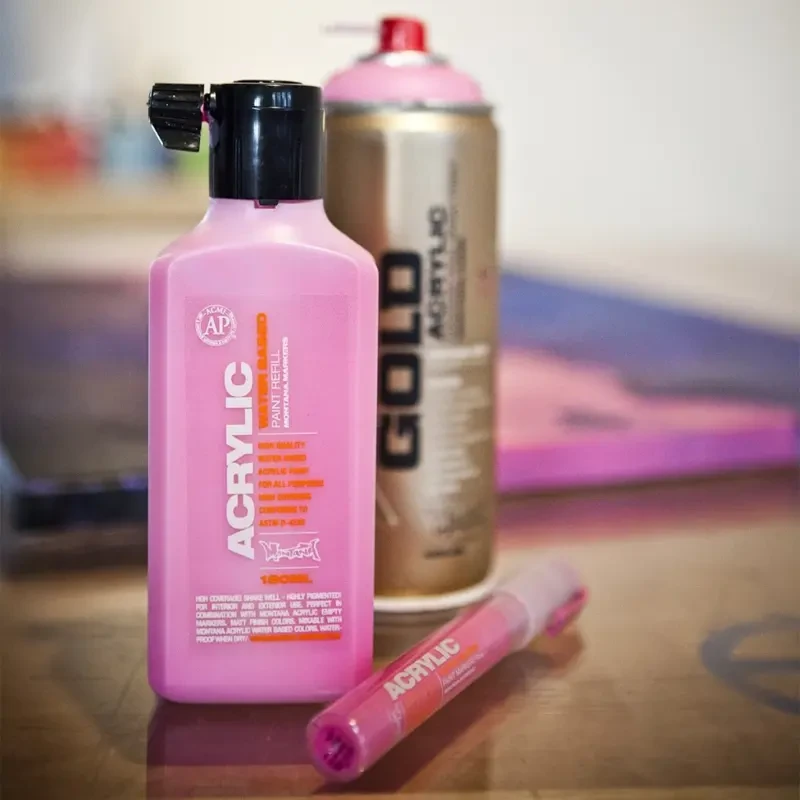 Farba Montana Acrylic Paint Refill 180 ml SH 9000 Black 03