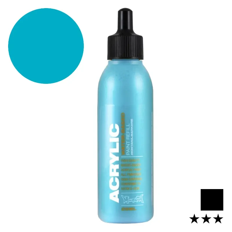 Farba Montana Acrylic Paint Refill 25 ml 100% Cyan 01