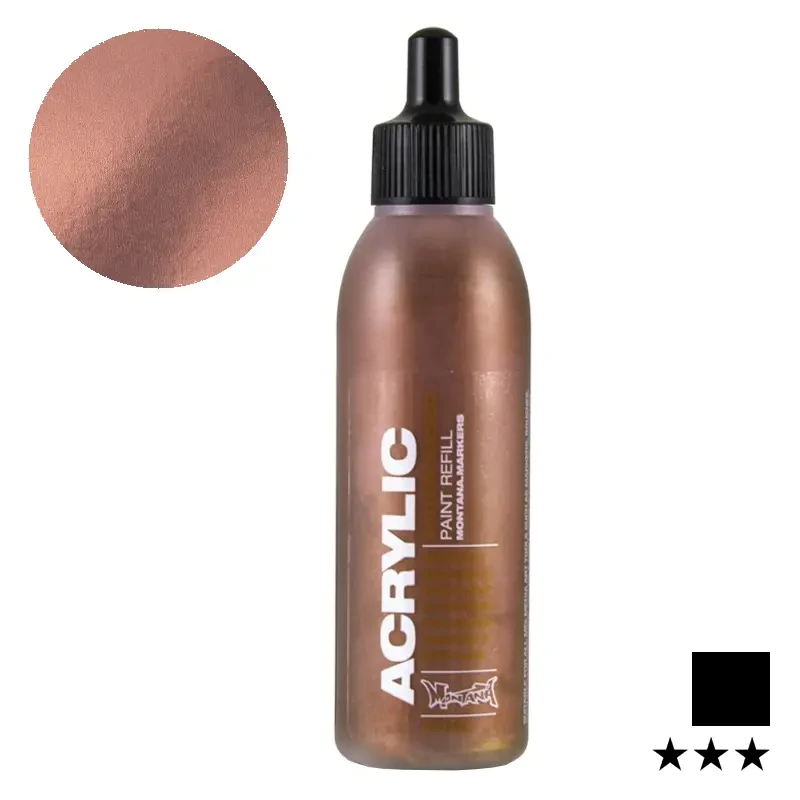 Farba Montana Acrylic Paint Refill 25 ml METALLIC Copper M. 01