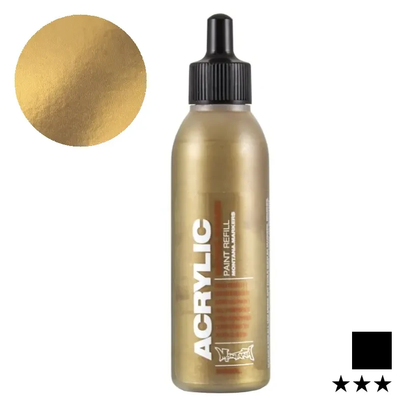 Farba Montana Acrylic Paint Refill 25 ml METALLIC Gold M. 01