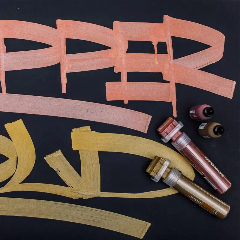 Farba Montana Acrylic Paint Refill 25 ml METALLIC Copper M. 05