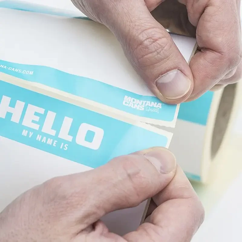 Naklejki Montana Hello My Name - rolka 500 szt. 02