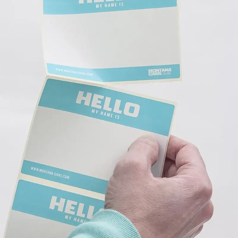 Naklejki Montana Hello My Name - rolka 500 szt. 04
