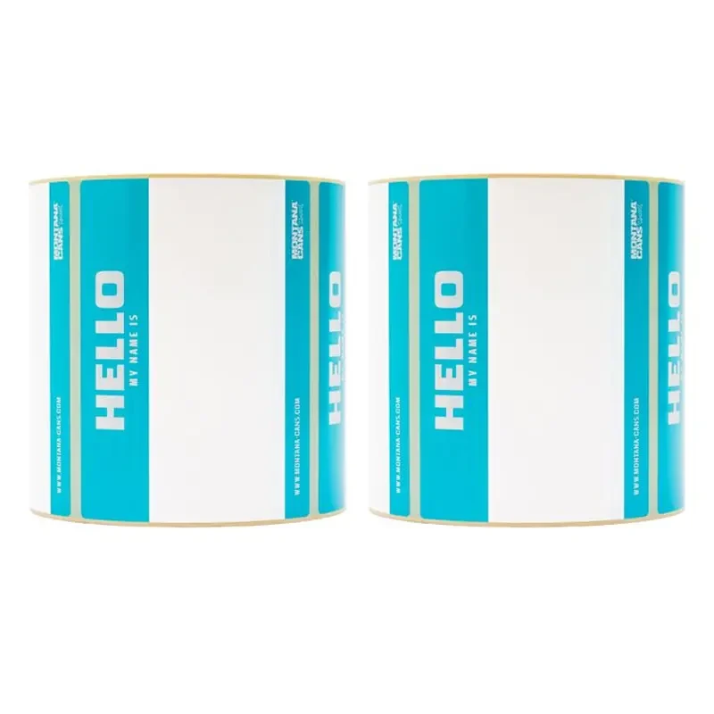 Naklejki Montana Hello My Name – rolka 500 szt. 09