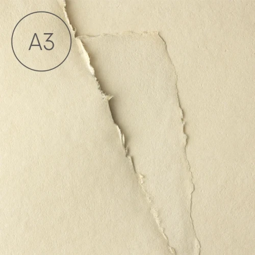Papier czerpany gładki A3 - Cappuccino