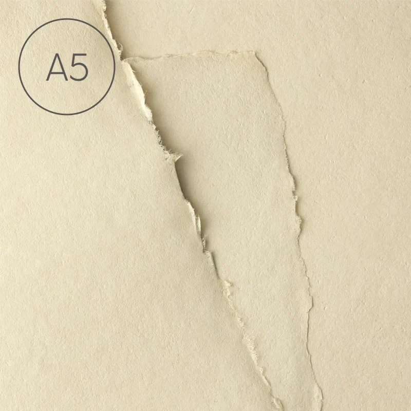 Papier czerpany gładki A5 - Cappuccino 01