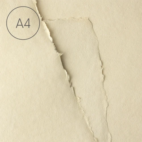 Papier czerpany gładki A4 - Cappuccino