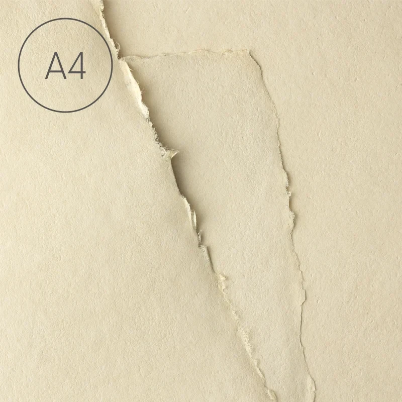Papier czerpany gładki A4 - Cappuccino 03