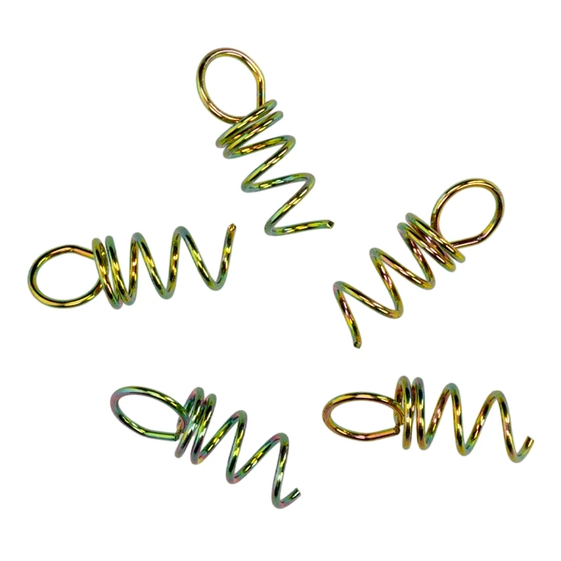 Haczyki wkręcane do styropianu 5 szt. - 1 x 3 cm tęczowe, złote 01