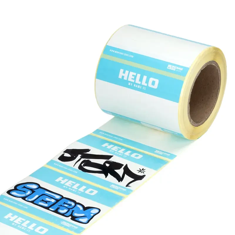 Naklejki Montana Hello My Name - rolka 500 szt. 03