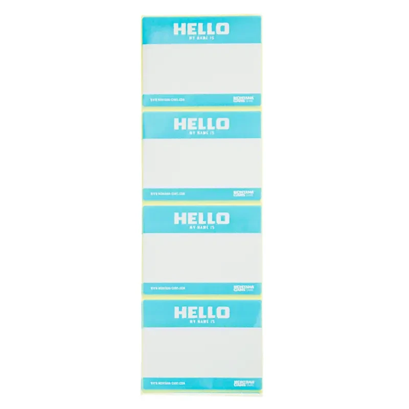 Naklejki Montana Hello My Name - 4 szt. 02