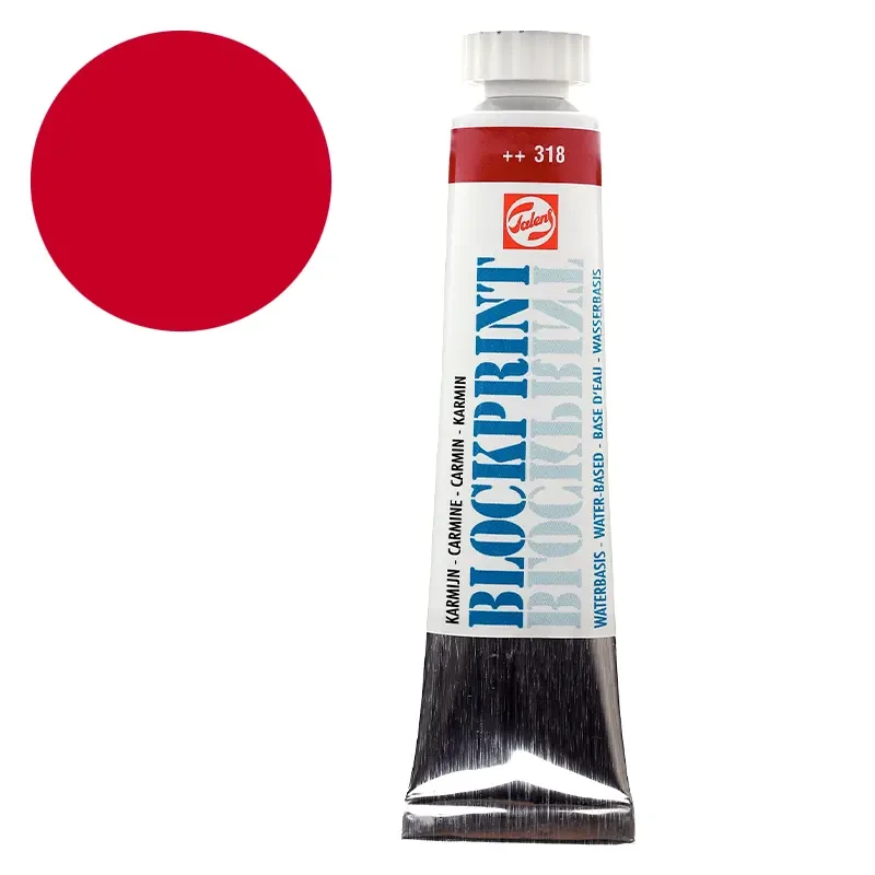 Farba do linorytu Blockprint Royal Talens 20 ml 318 Carmine 01