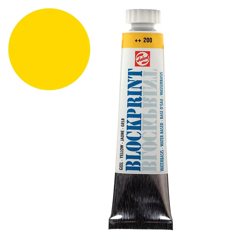 Farba do linorytu Blockprint Royal Talens 20 ml 200 Yellow 01