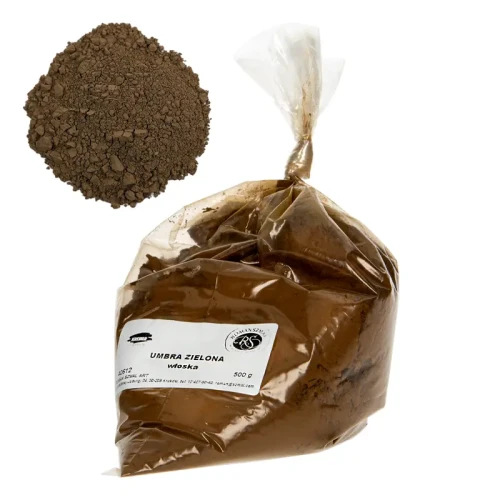 Pigment Umbra zielona włoska 500 g 40612 Szmal
